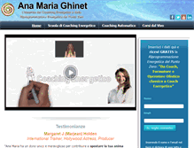 Tablet Screenshot of anamariaghinet.com